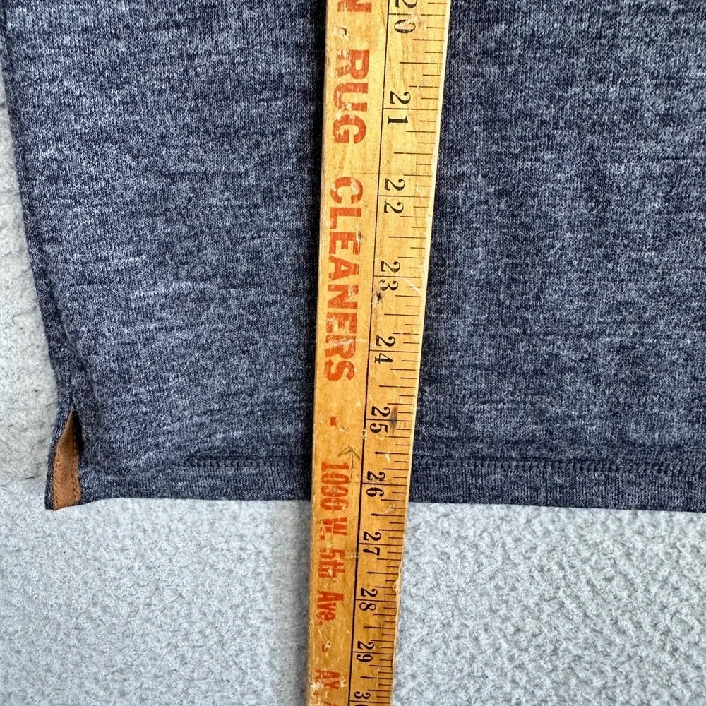 NEW Banana Republic Sweater Mens Small Gray Knit Henley Lightweight Pullover